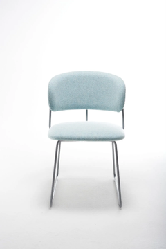 NIKITA C SL - Sled base fabric chair by SOFTLINE 1979 - view 3